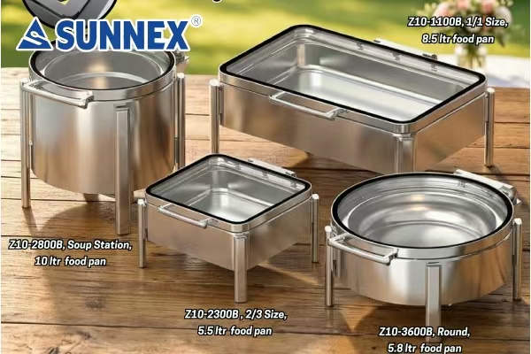 SUNNEX Stackable & Windproof Outdoor Chafers மூலம் ஒவ்வொரு பஃபேவையும் உயர்த்தவும்