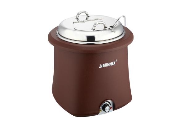 இரட்டை வண்ண SUNNEX GALENA 10L எலக்ட்ரிக் சூப் வார்மர்